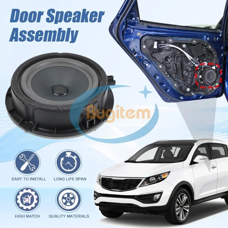 

Black 96330-3W000 963303W000 Car Door Speaker Assembly Audio Speaker Door Horn For KIA SPORTAGE 2010-2013