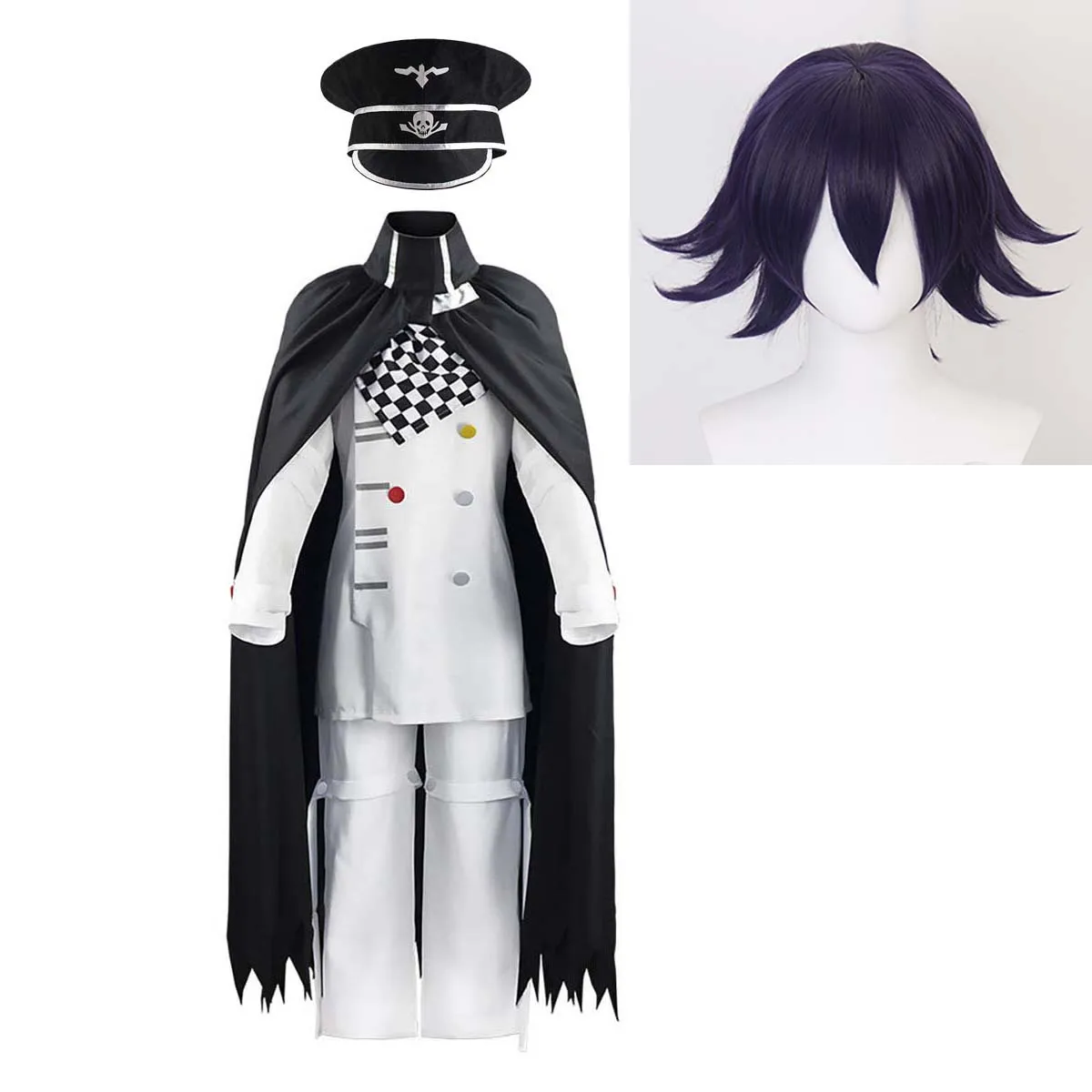 Halloween Carnival Party Game Danganronpa V3 President Kokichi Oma Cosplay Costume