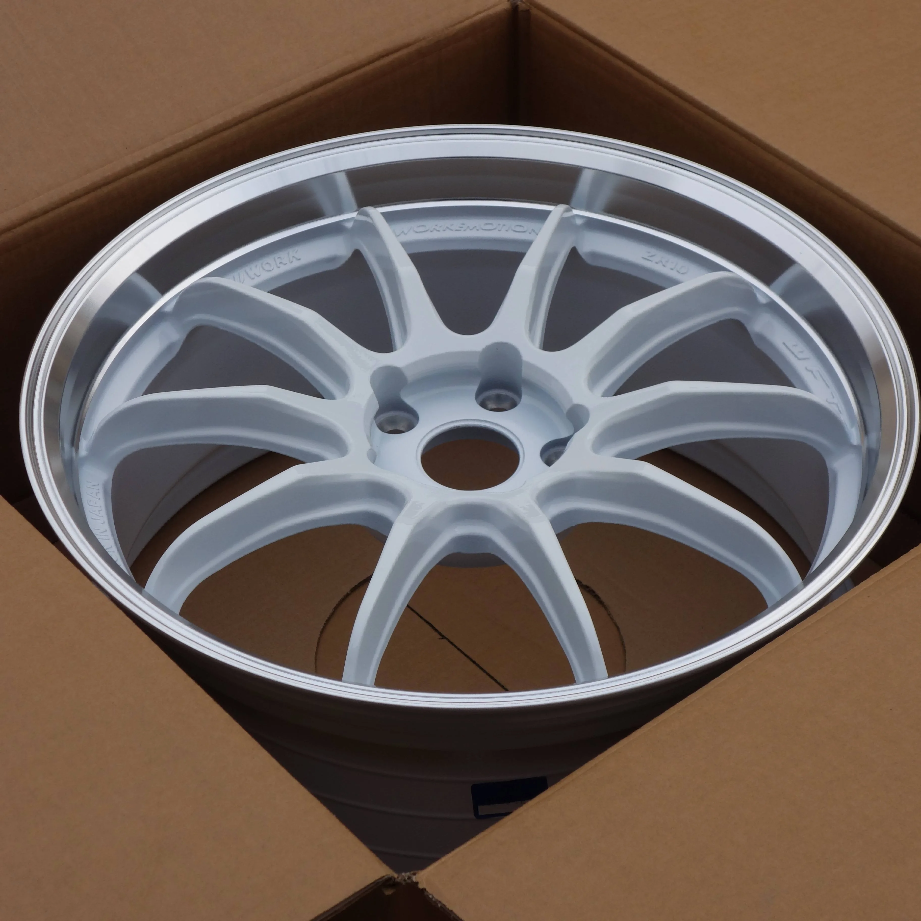 High Quality Aluminum Alloy Deep Dish Wheels 5x1143/120 PCD White Machined Lip 18 Inch 30mm/35mm ET for for