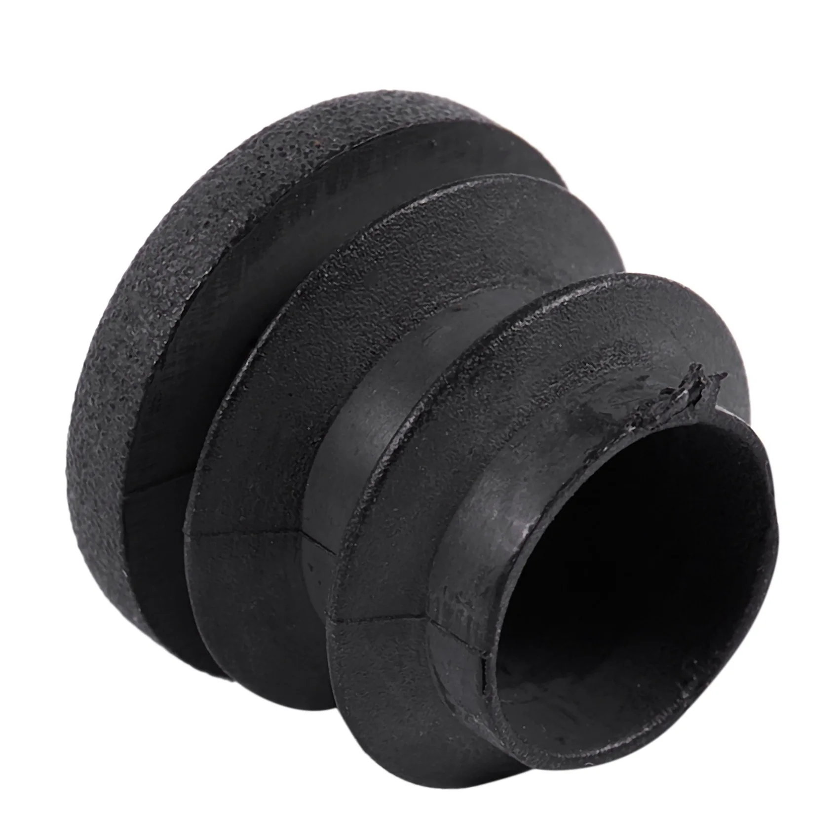 FBIL-30Pcs Black Plastic Blanking End Cap Round Tube Insert Pipe Bung 16Mm