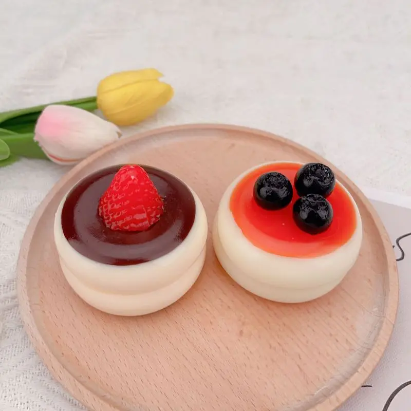 Taba Mochi Zappeln Obst Brot Creme Kuchen Squeeze Spielzeug Lustige Weiche Squeeze Spielzeug Langsam Rising Klebrige Stress Relief Spielzeug Für Kinder Erwachsene