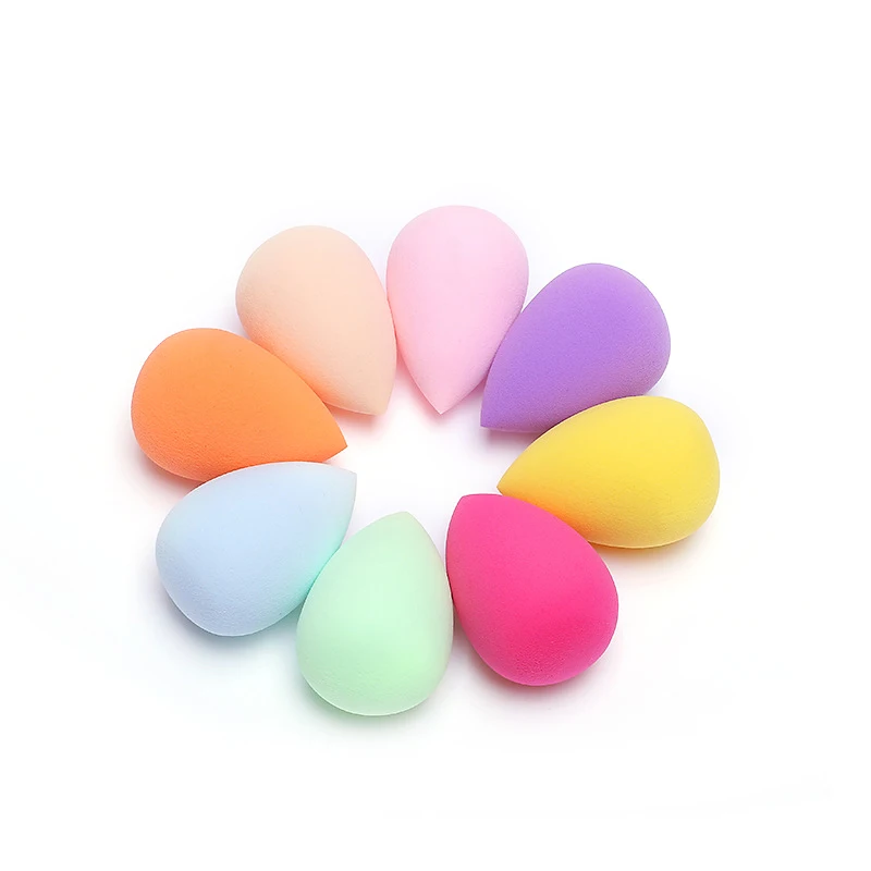 Makeup Sponge Powder Puff Water Drop Puff Makeup Puff Set Colorful Cushion Cosmetic Sponge Tool Wet And Use