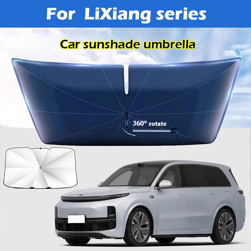 Car Sunshade Umbrella for Leading Ideal LiXiang L6 L7 L8 L9 ONE Front Windshield UV Protection Cover Car Sunscreen Accessories