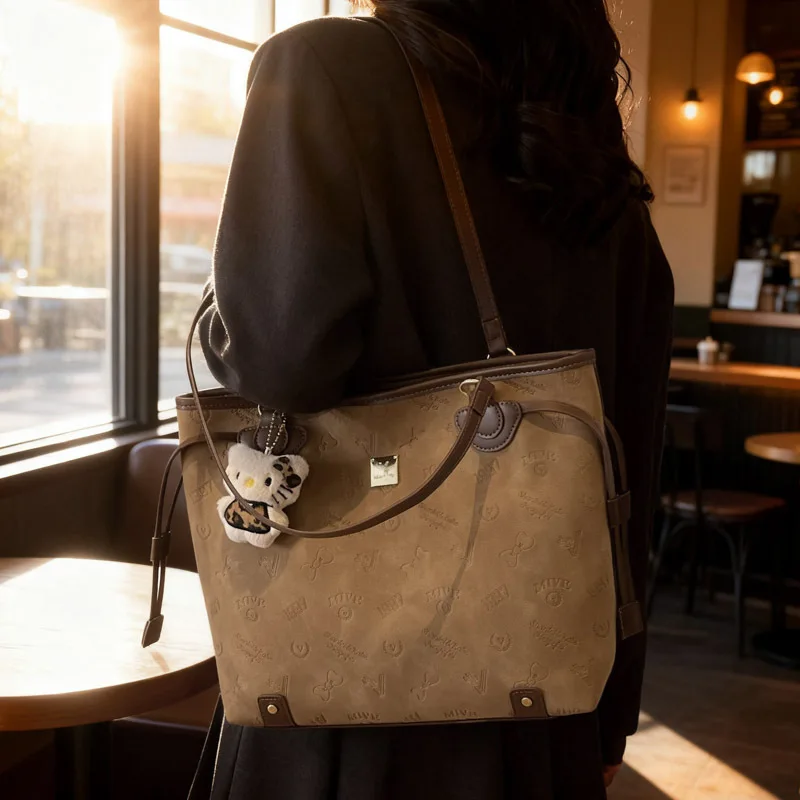 

2025 Versatile Oversized Tote Bag, Women's Large Capacity Work Bag Convertible Shoulder Underarm Purse for College