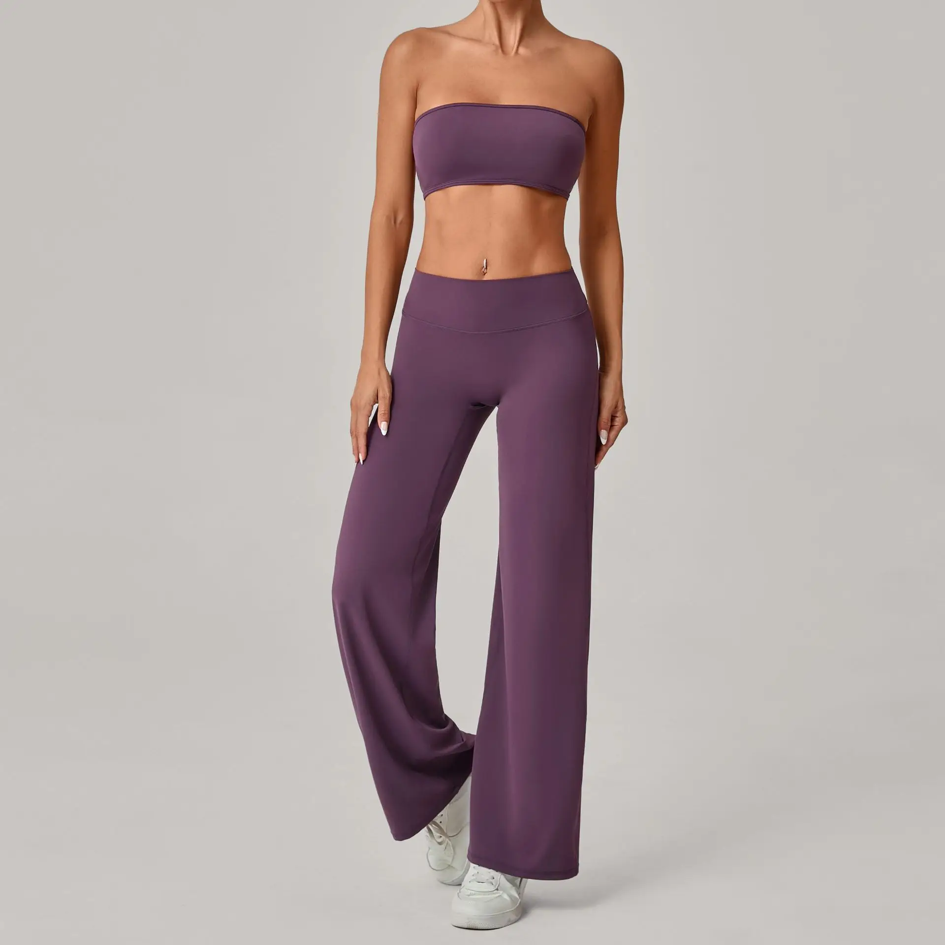 Yoga Sets 2 Piece Set Women's Tracksuit Fitness Clothes Sportswear Workout Bra High Waist Leggings Set Gym Clothing Sports Suits