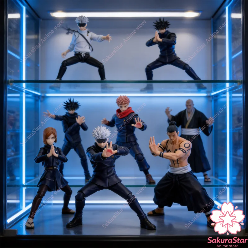 

【In Stock】SHFiguarts Jujutsu Kaisen Action Figures Set Satoru Gojo Itadori Yuji Fushiguro Megumi Ryomen Sukuna Collectible Toy