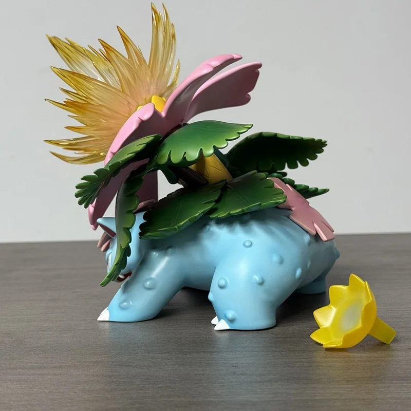 جديد 15 سنتيمتر البوكيمون أنيمي دمية Gk Bulbasaur Ivysaur Venusaur الشكل Led بولي كلوريد الفينيل Actiondecoration تحصيل نموذج عيد ميلاد الاطفال اللعب