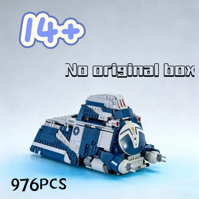 976-teiliges Film-Bausteinset: Separatisten-MTT-Modifikation, Weltraumkrieg, Militär-Raumschiff, Bausteine für Kinder, Geburtstagsgeschenke