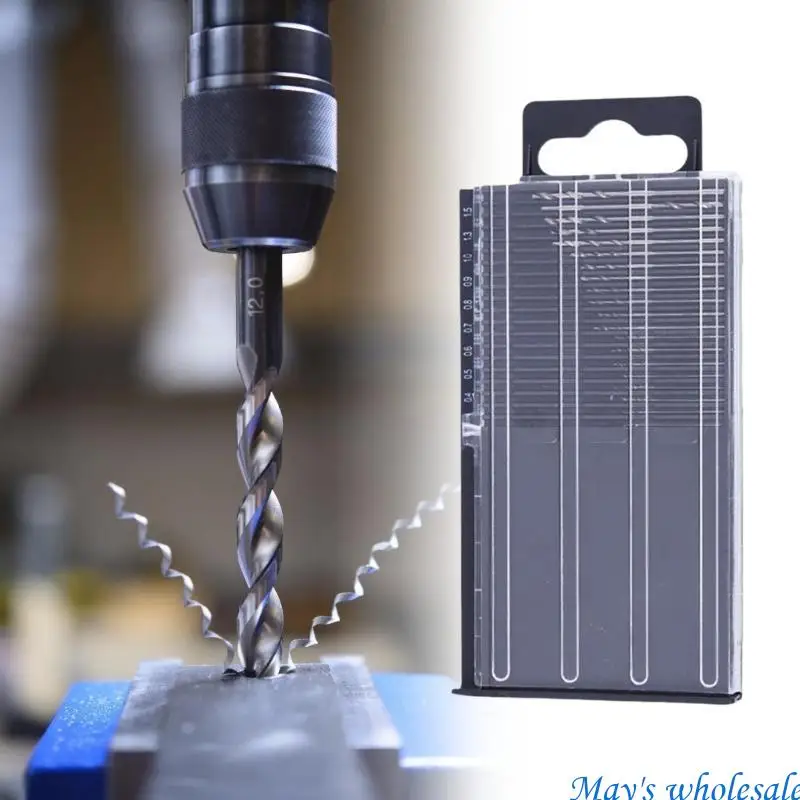 20/25Pcs Mini Drill Bits for Precisions Detail Work In Various Materials 448A