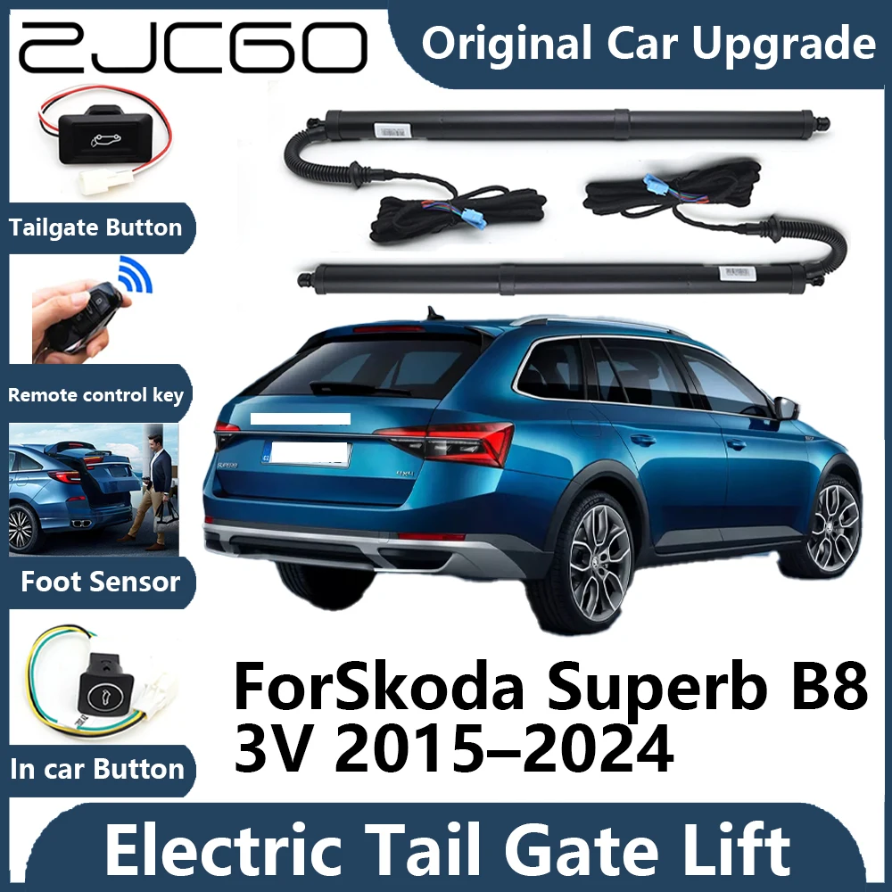 For Skoda Superb B8 3V 2015–2024 OEM Upgrade Car Automatic Power Liftgate Kit Smart Auto Electric Tailgate Trunk Opener System