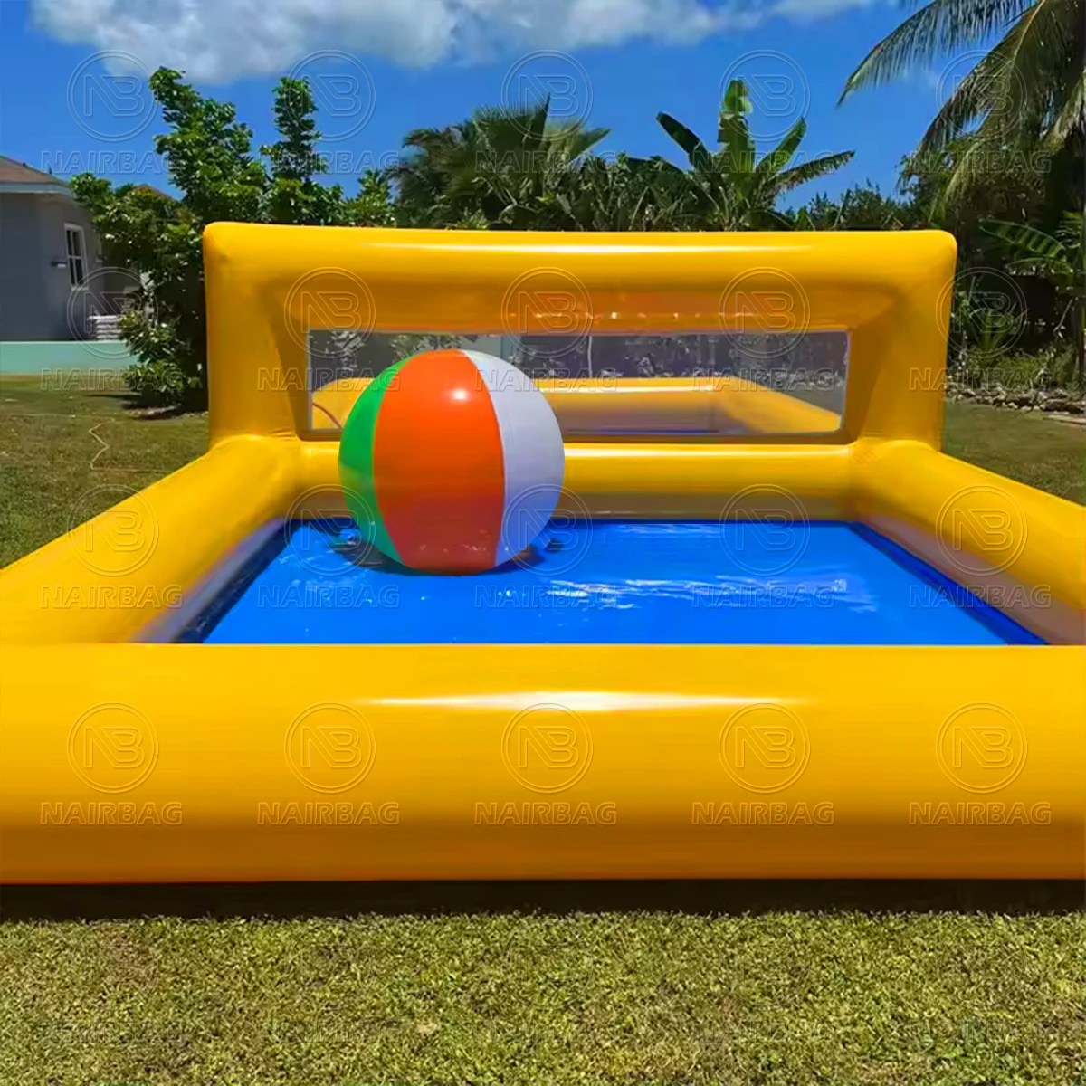 

Large PVC Commercial Pool Inflatable Volleyball Court Lake Inflatable Volleyball Field Water Game for Kids Adults2025