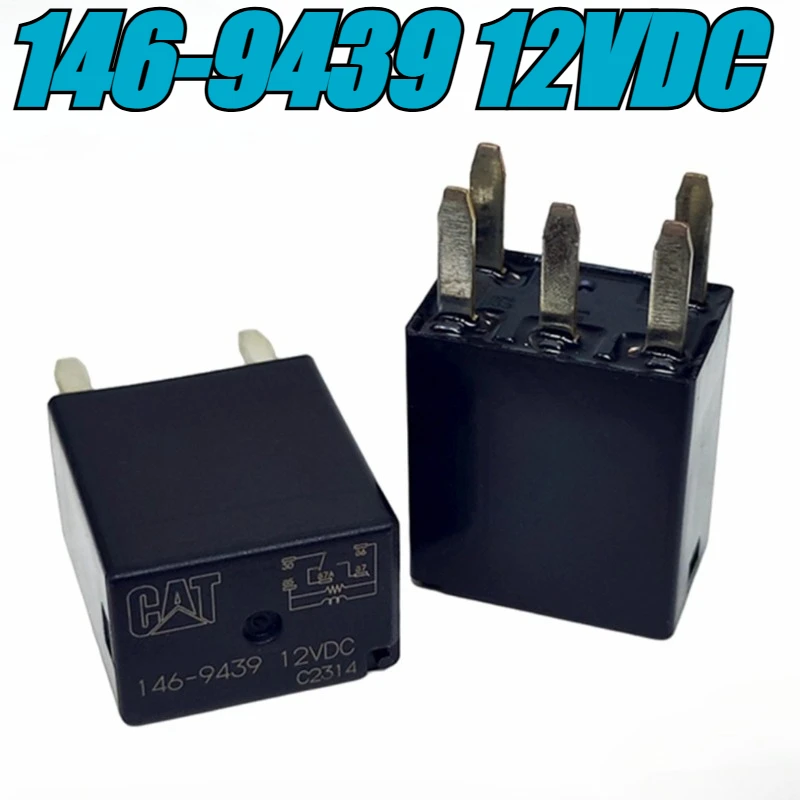 （Brand New）1pcs/lot 100% original genuine relay:CAT330D Excavator relay 146-9439 12VDC 5pins Automotive relay