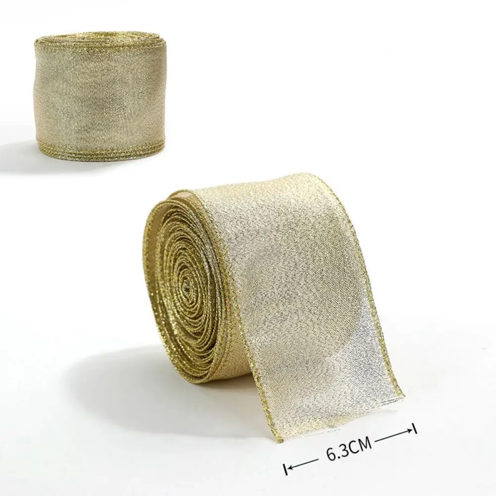 New 2m Christmas Ribbon Xmas Gift Lmitation Linen Fabric Swirl Ribbon DIY Christmas Tree Ribbon Burlap Ribbon