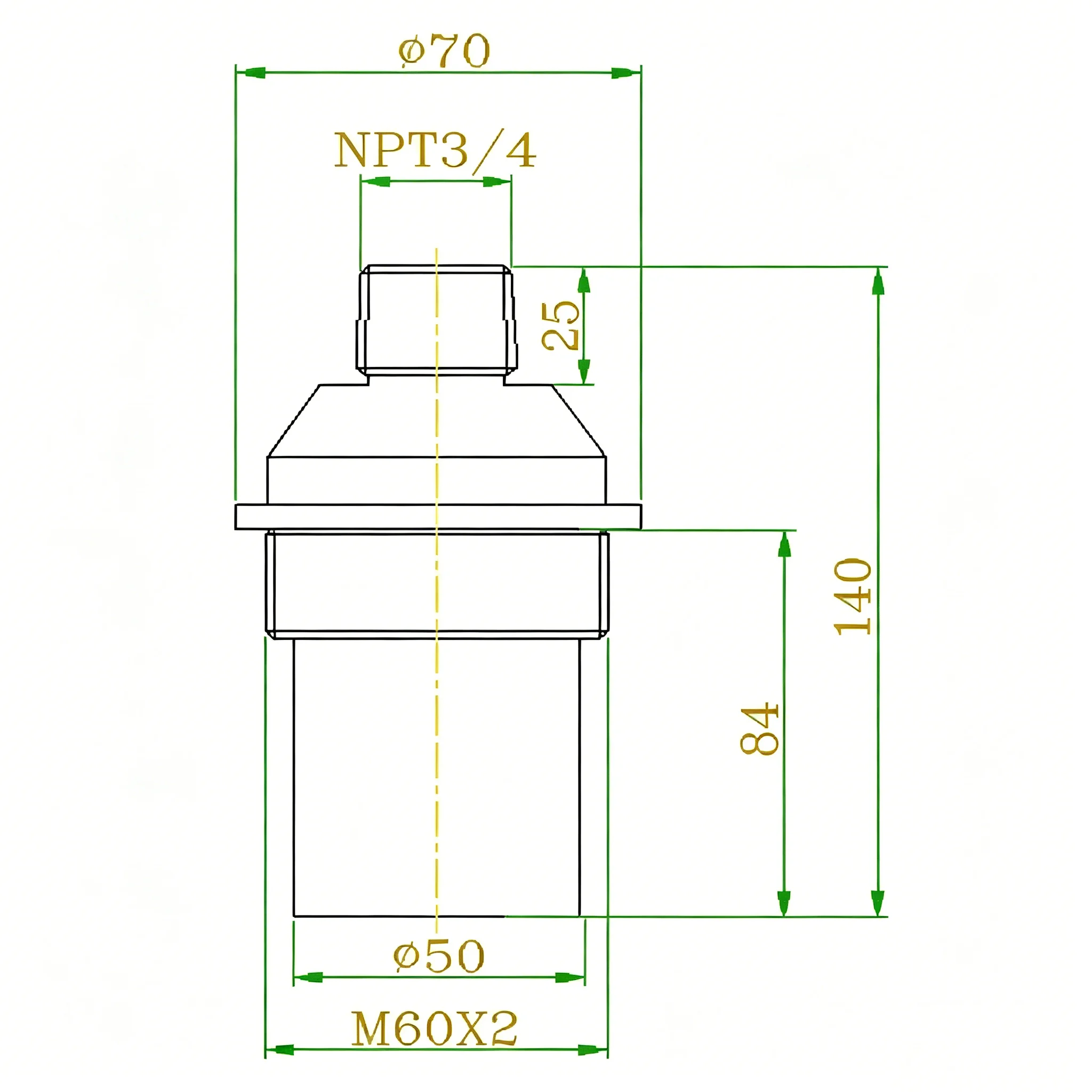 49kHz Distance Measuring Ultrasonic Obstacle Avoidance Proximity Level Meter Sensor (FYA-49-08F)