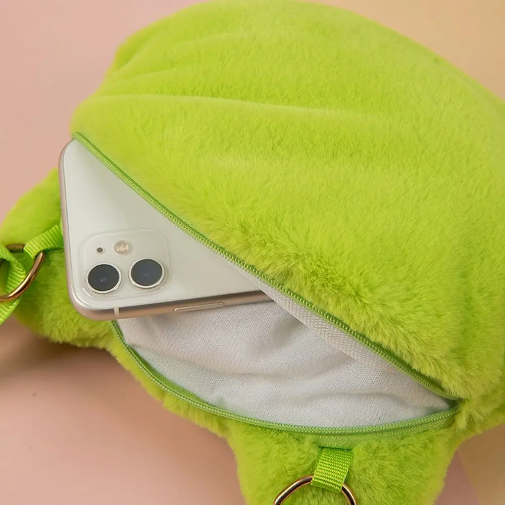 Kids Frog Plush Coin Purse Girl Crossbody Bags Bear Panda Children Bag Women Handbag Bag Plush Doll Bag Single Shoulder Bag