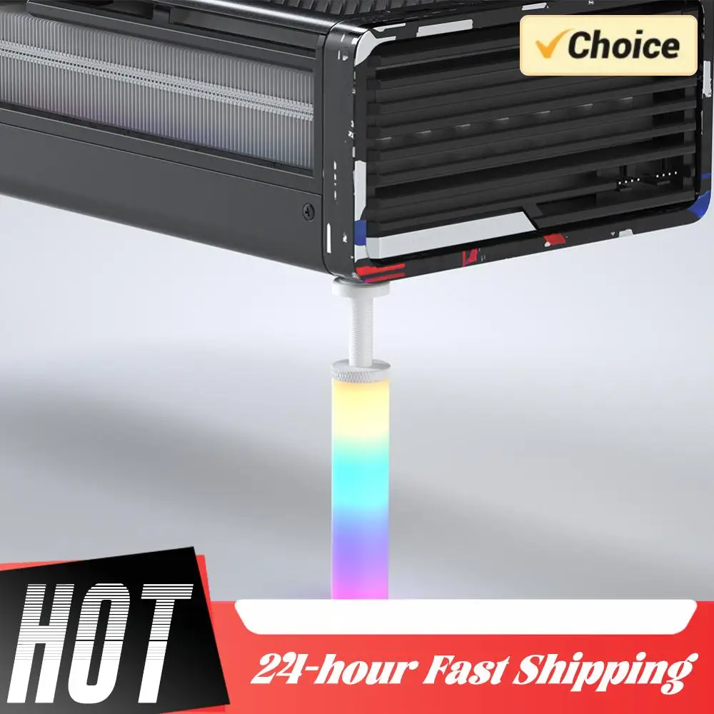 

Держатель для видеокарты 5V 3Pin ARGB, регулируемый телескопический поворотный кронштейн для графического процессора, магнитное основание из алюминиевого сплава для ATX/MATX/ITX