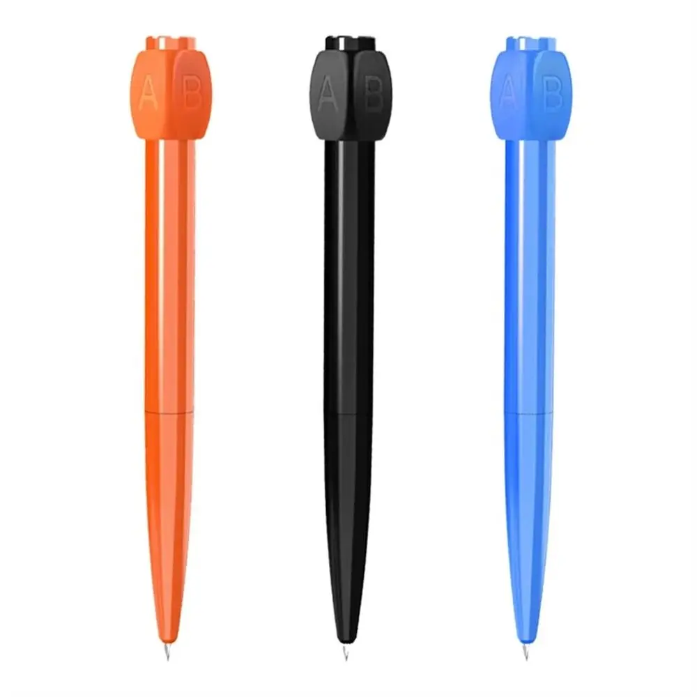 Novelty ABCD Select Answer Pen Kill Time Toys Writing Rotatable Gel Pen Personality 0.5mm Rotary Neutral Pen Artifact Meeting