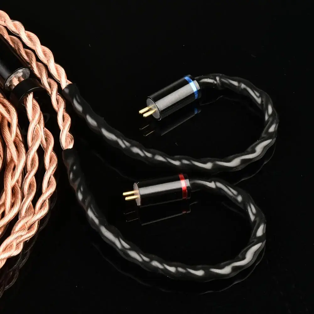 Tiandirenhe new 3 in1 0.78 Earphone cable high purity 100% monocrystalline copper High fidelity lossless transmission Suitable