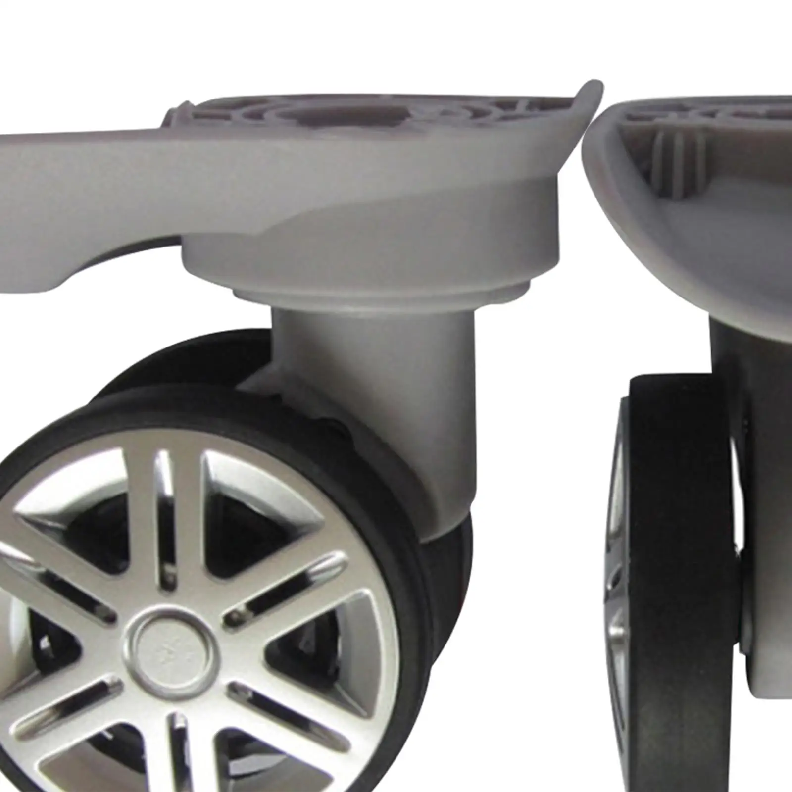 2Pcs Luggage Wheels Suitcase Casters Replacement Swivels Wheel Good Load Bearing Capacity Lightweight Multi Purpose Porous Mute