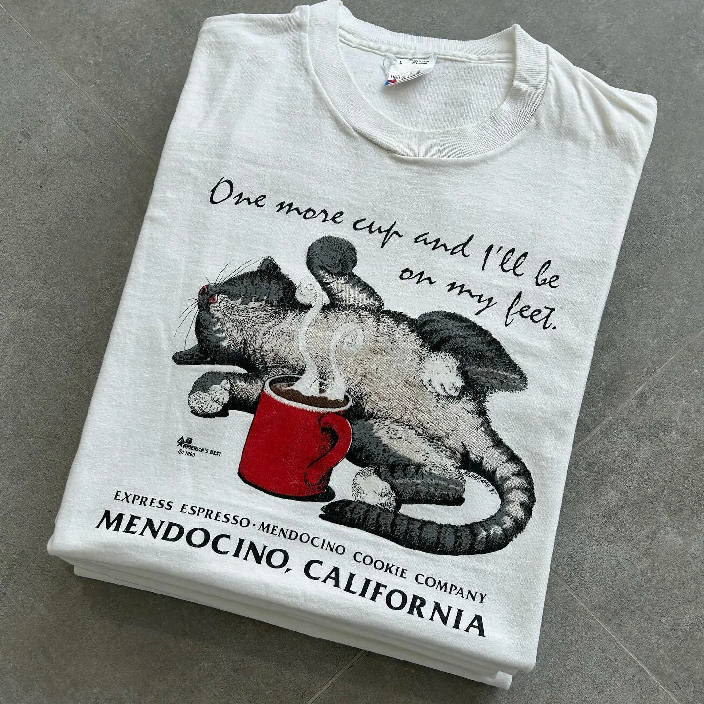 Healing  Pattern Short Sleeve T-Shirt High Street Style Cotton Skin-Friendly Breathable Men's Summer Casual round Neck Top