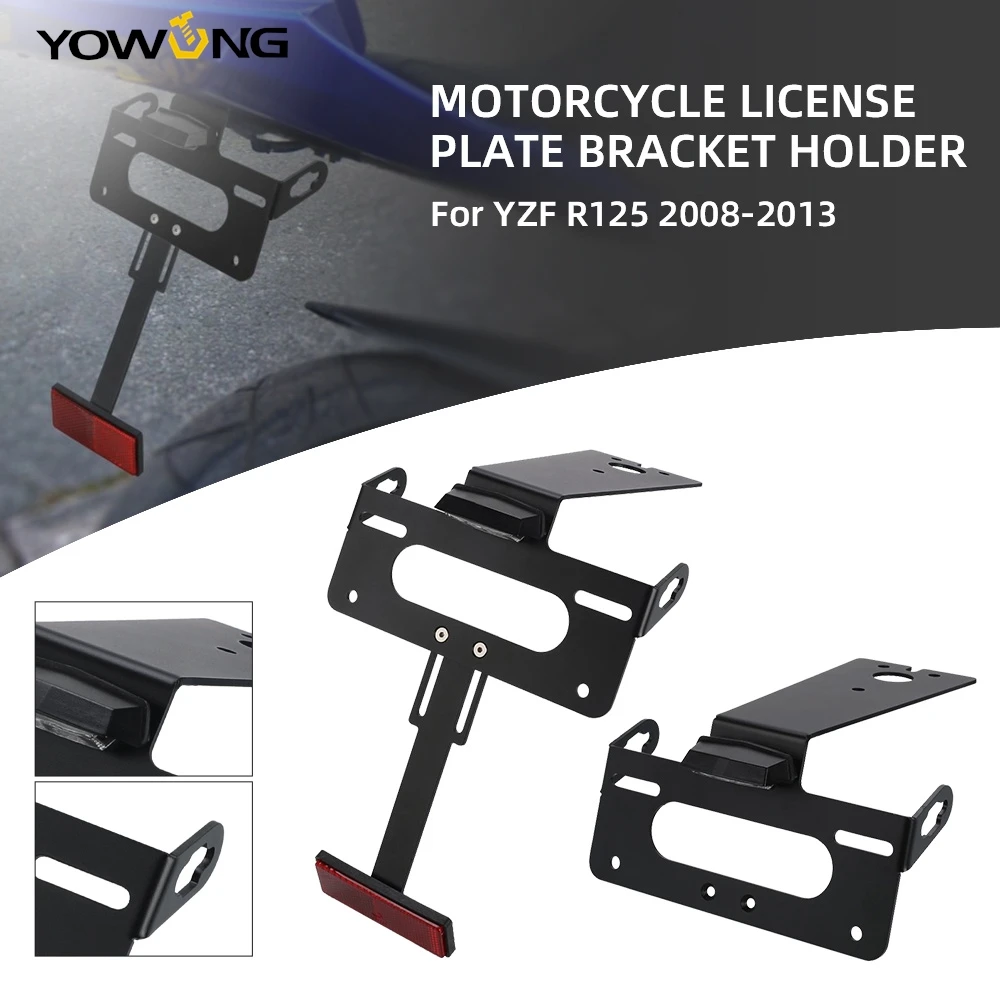 YZFR125 Rear Tail Tidy Fender Eliminator License Plate Holder Bracket Fit For Yamaha YZF-R125 2008 2009 2010 2011 2012 2013 