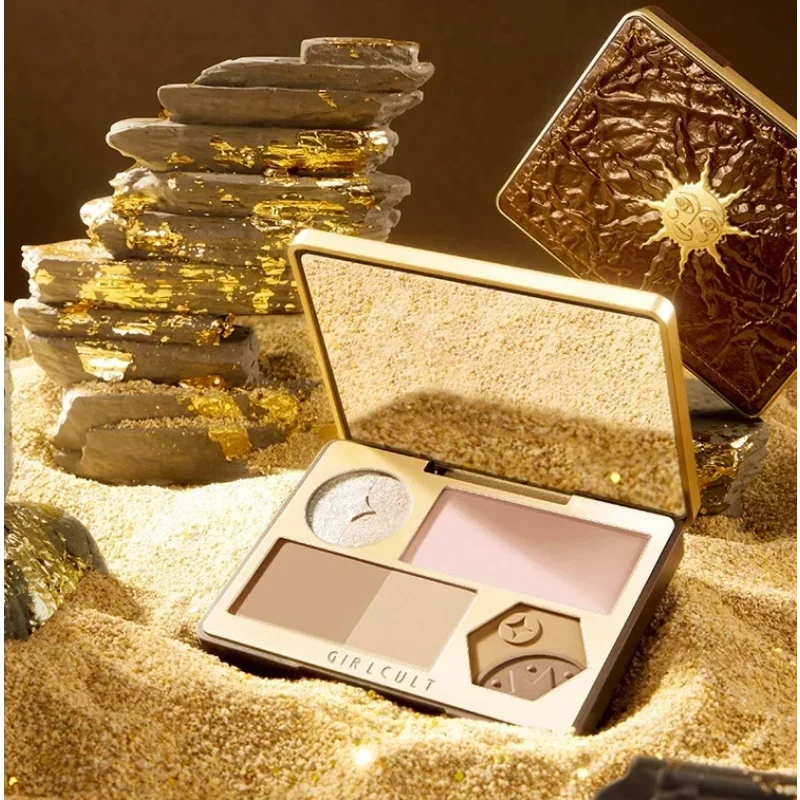

Girlcult Face Complexion Palette Highlight Blush Multi-Purpose Shadow Highlighter Contour Matte Powder Beauty Makeup Cosmetics