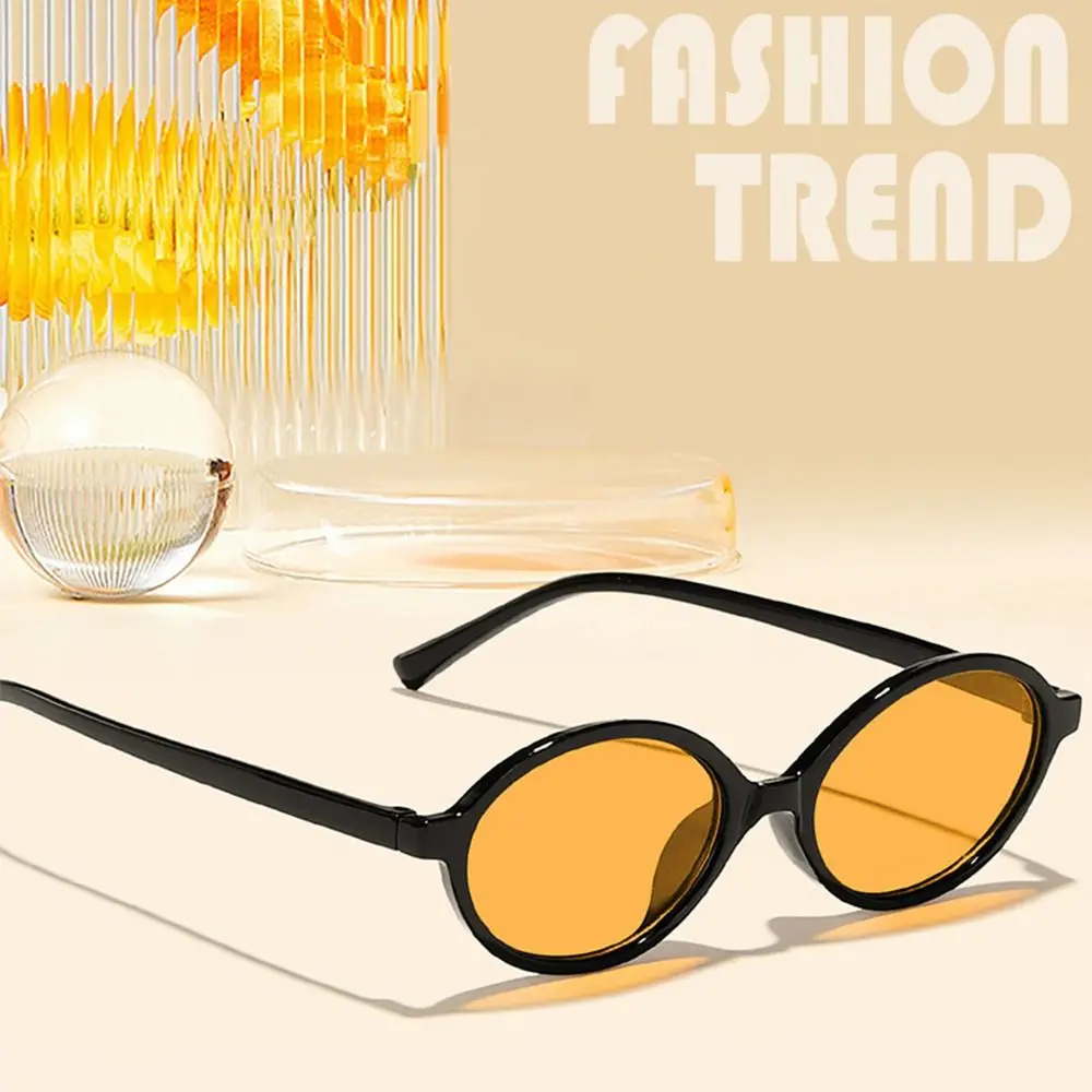 Sexy Small Oval Leopard Sunglasses Women Lovely Ins No Makeup Plain Glasses Frame Men Eyewear Cute Decorative Computer Glasses