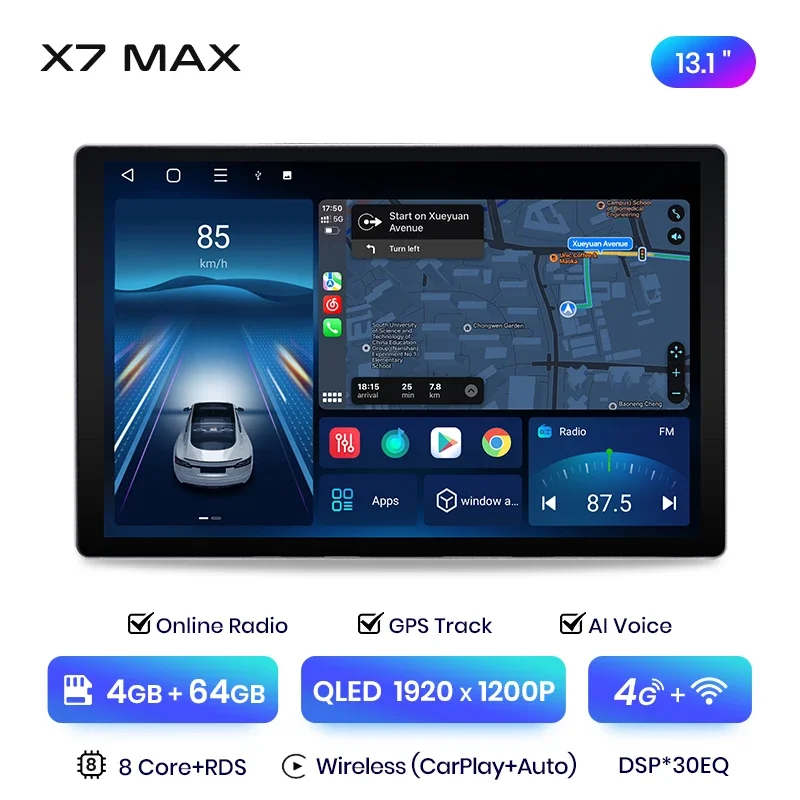 Junsun X7 Serie 13.1 “Draadloze Carplay Android Auto Autoradio Voor Mercedes Benz Vito W447 2014-2020 Multimedia Autoradio