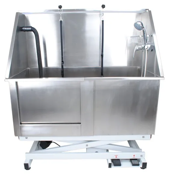 

Electric Lifting Stainless Steel Dog Grooming Tubs for Spa Dog Bathtub
