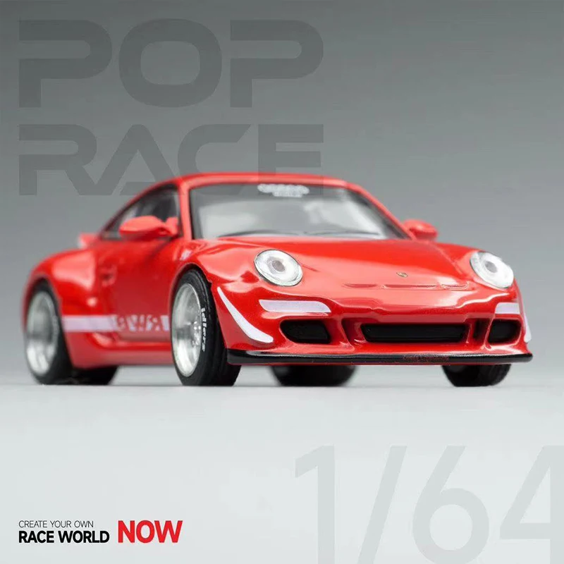 

POPRace 1:64 Model Car RWB 997 Alloy Die-Cast Sport Vehicle Collection- Red