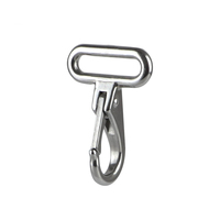 Square Ring Snap Hook 316 Stainless Steel Quick Release Snap Hook Boat Shackles for Sailing Rigging Yacht