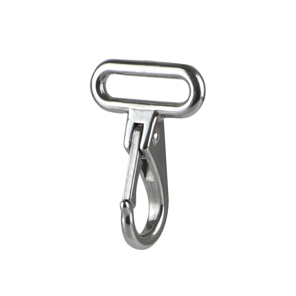 Square Ring Snap Hook 316 Stainless Steel Quick Release Snap Hook Boat Shackles for Sailing Rigging Yacht