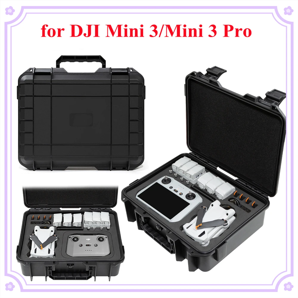 

For DJI Mini 3/Mini 3Pro Explosion-Proof Box Hardshell Storage Case RC&RCN1 Portable Bag for DJI Mini 3 Pro/Mini 3 Accessory Box