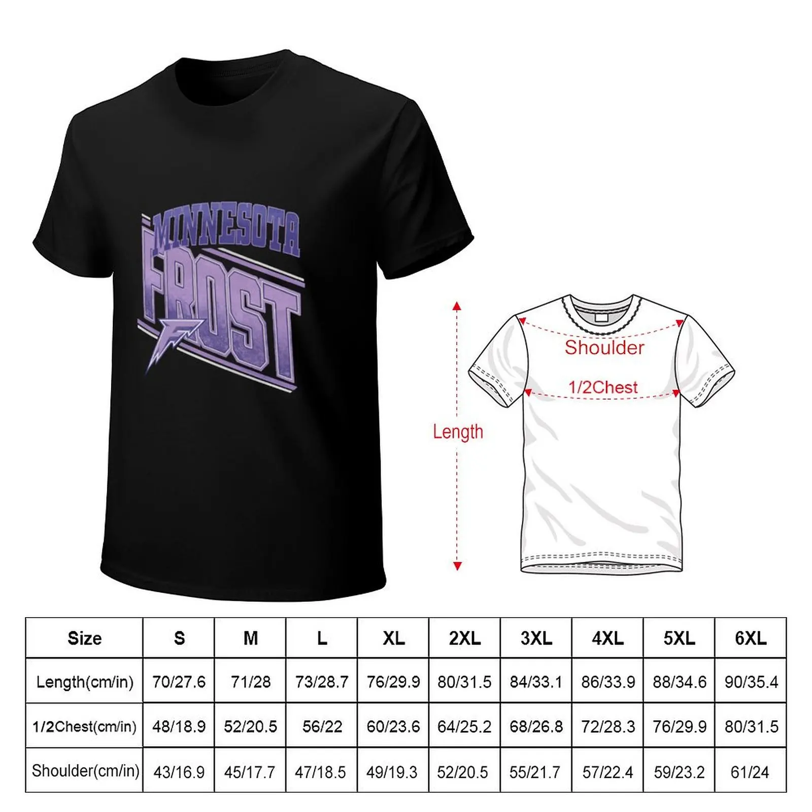 Vintage aesthetic Minnesota Frost PWHL logo T-Shirt tshirts personalised T-shirts man mens graphic t-shirts