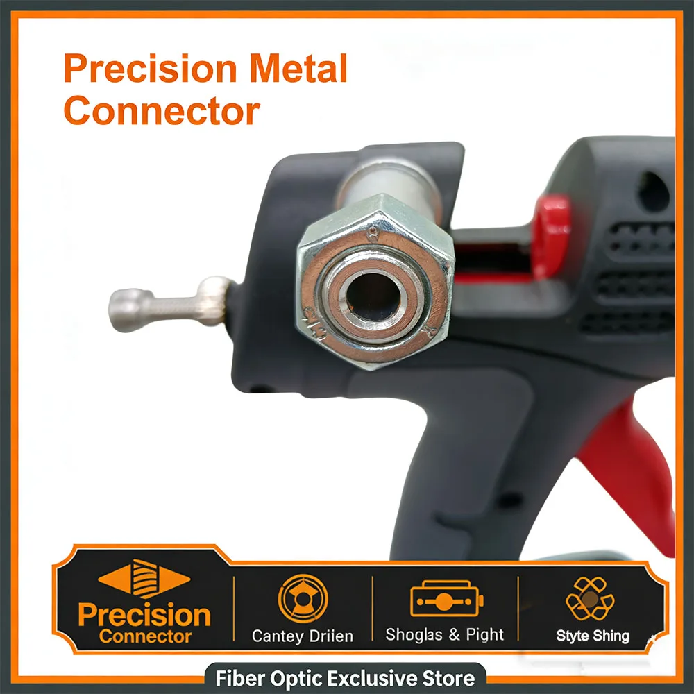 مسدس الغراء الساخن الكهربائي القابل لإعادة الشحن لأسلاك الألياف البصرية غير المرئية، أداة تركيب النطاق العريض FTTR/WiFi #4