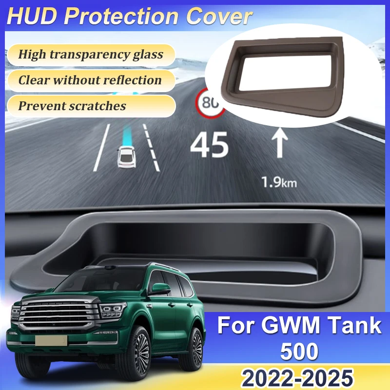

HUD Protection Cover For GWM Tank 500 P03 2022 2023 2024 2025 Car Dustproof Head Up Display Reflective Anti-scratch Screen Parts