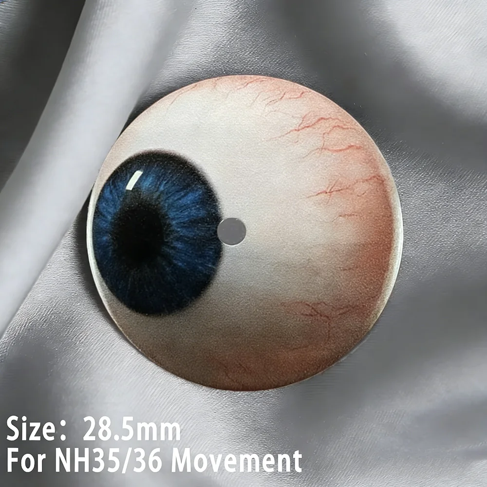 

NH35 28.5mm Watch Dial Eyeball Pattern Dial, Personalized Dial, Artistic Dial Fits NH35/NH36 Movement Watch Face Watch Accessori