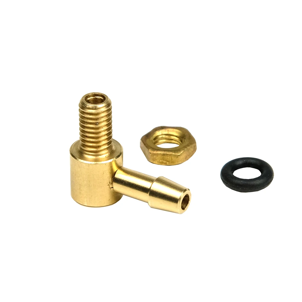 1/2/4 PCS M5 90 Degree L- Type Copper Water Cooling Nozzle Oil Fuel Inlet Nozzles for RC Gasoline Jet Boats Engieen Tank Parts