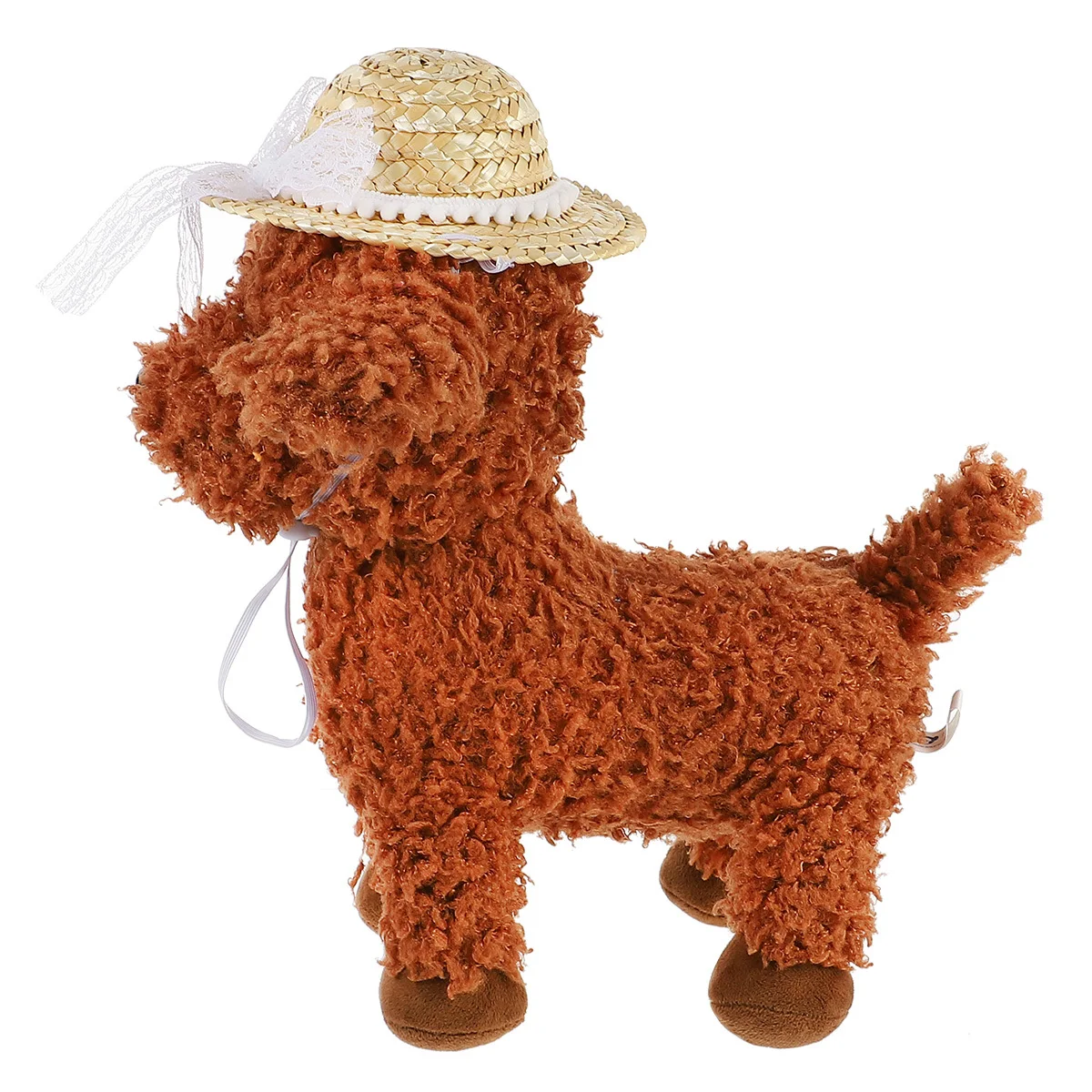 

Pet Straw Woven Hat Soft Comfortable Bowknot Cat Daily Wear Party Photo Headdress Adorable Headwear Pet Hat Straw Woven Cap