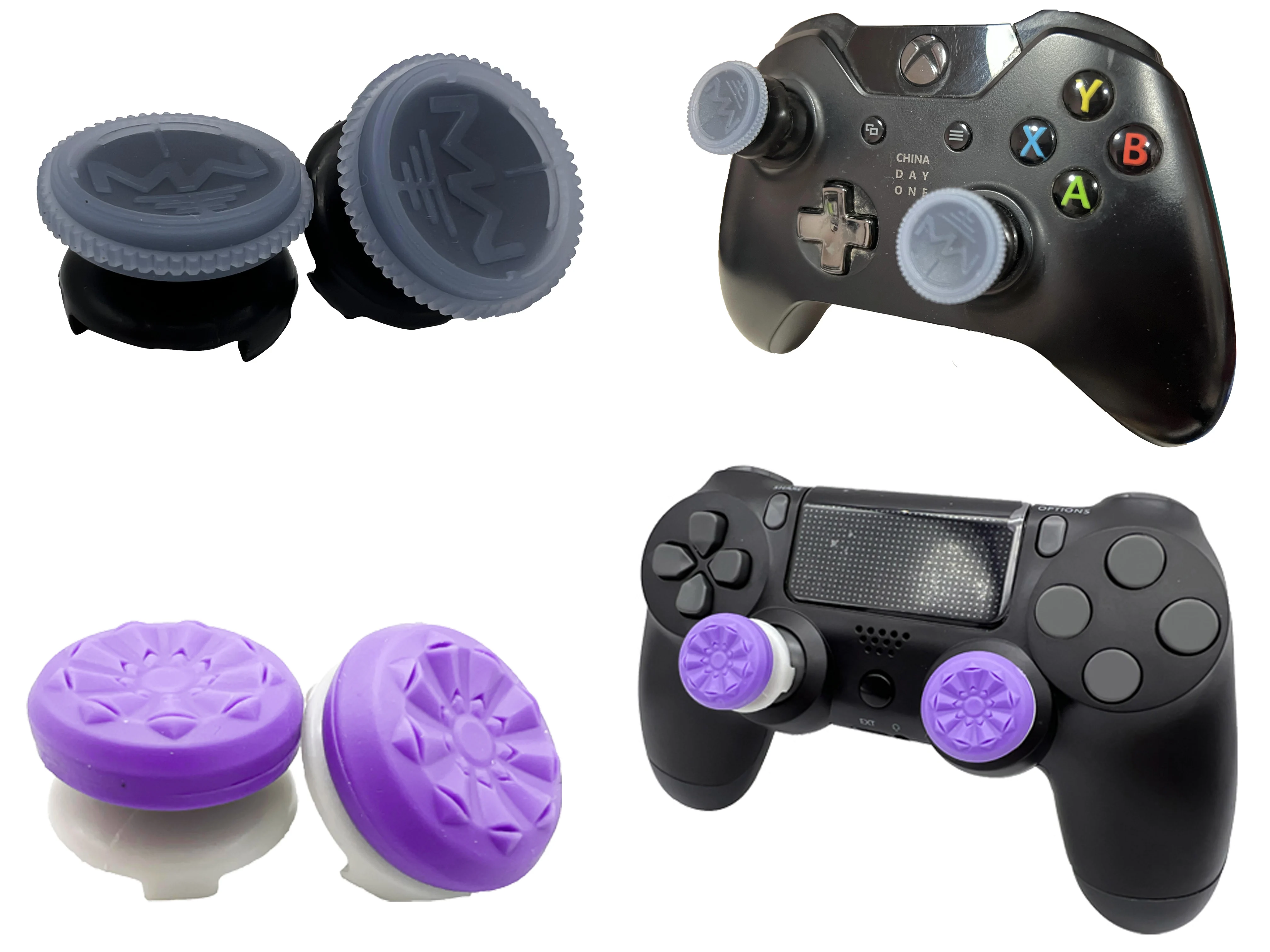 

ZOMTOP Joystick FPS for Xboxs One Controller for PlayStation 4 (PS4) Gamepad Controller Silicone Thumb Grips Thumbsticks