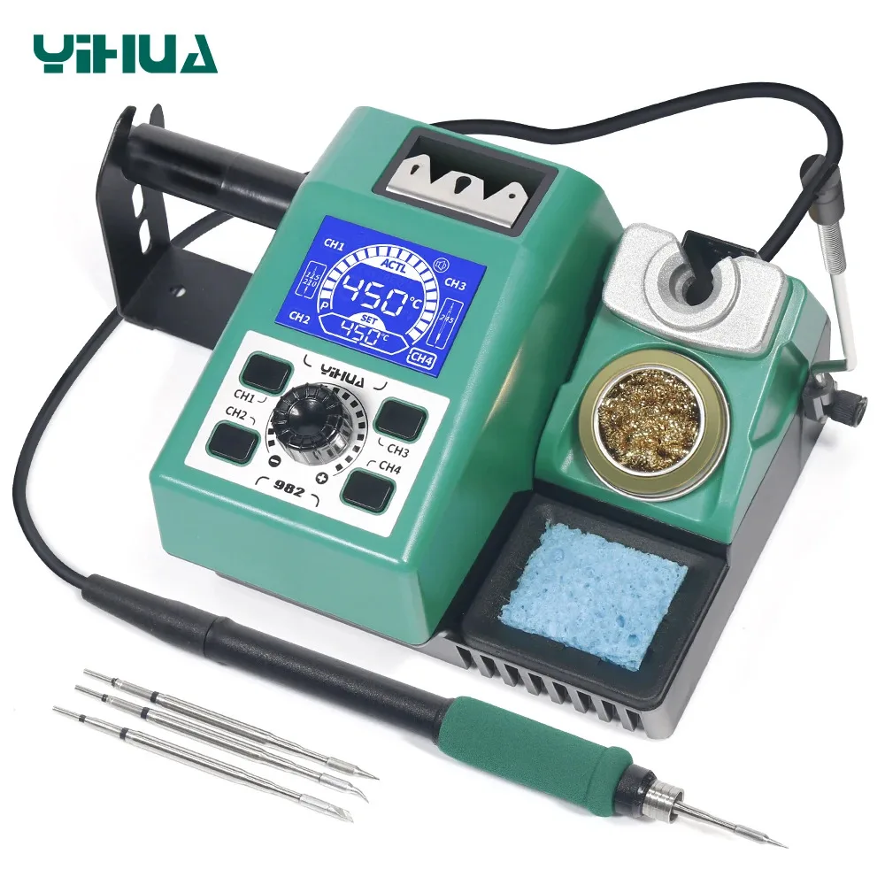 YIHUA 982 Rapid Heating C210 Soldering Iron Staion Welding Rework Station Born for Precision Soldering