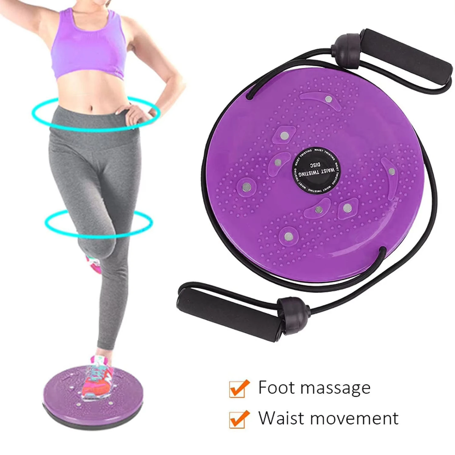 

Twisting Board Body Waist Twisting Plate Exercise Aerobic Fitness Twisting Waist Disc Multifunction Exercise Waist Twisting