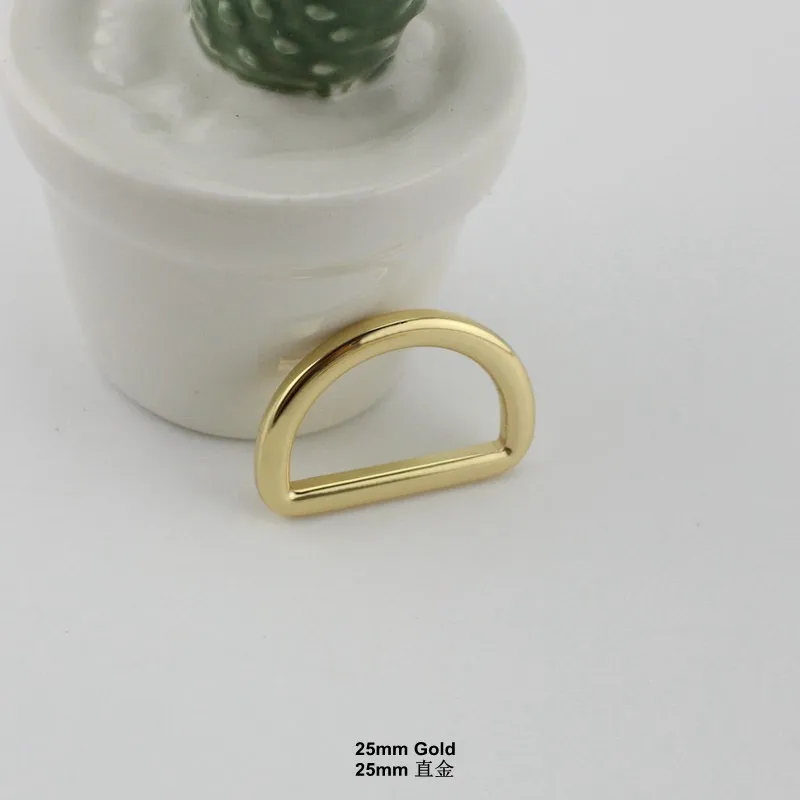 30-100pcs 13mm 16mm 19mm 25mm 33mm 38mm High quality Welded Belt Strap D ring Handbag Webbing Adjusted Alloy Adge D Ring