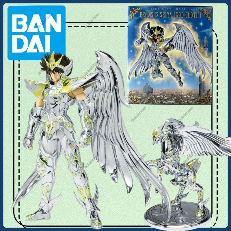 

In Stock Original Bandai Model Saint Seiya Myth Cloth EX Pegasus Seiya God Cloth Knights of The Zodiac Anime Action Figure Toys