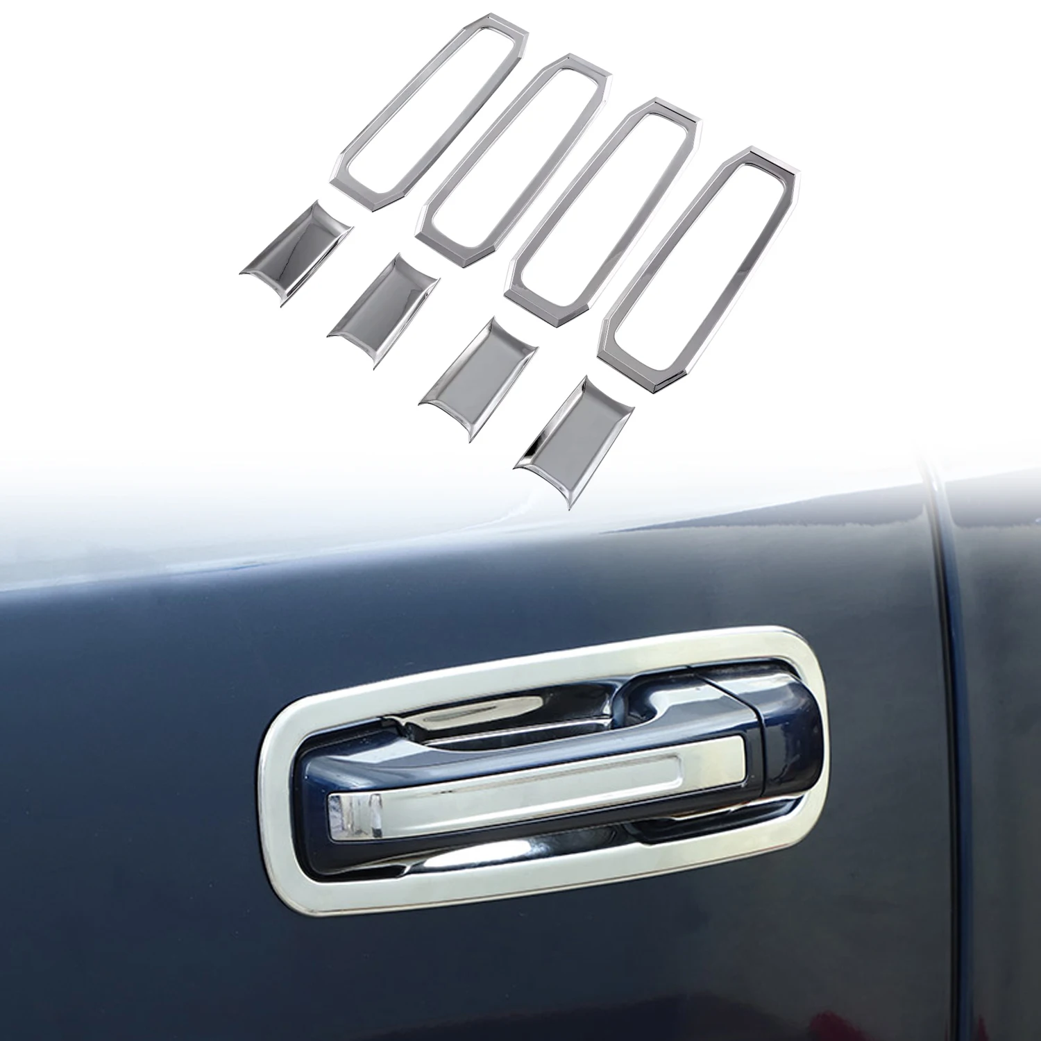 

for Ram TRX 2021-2023 Door Handle Frame Overlays ABS Plastic 8pcs