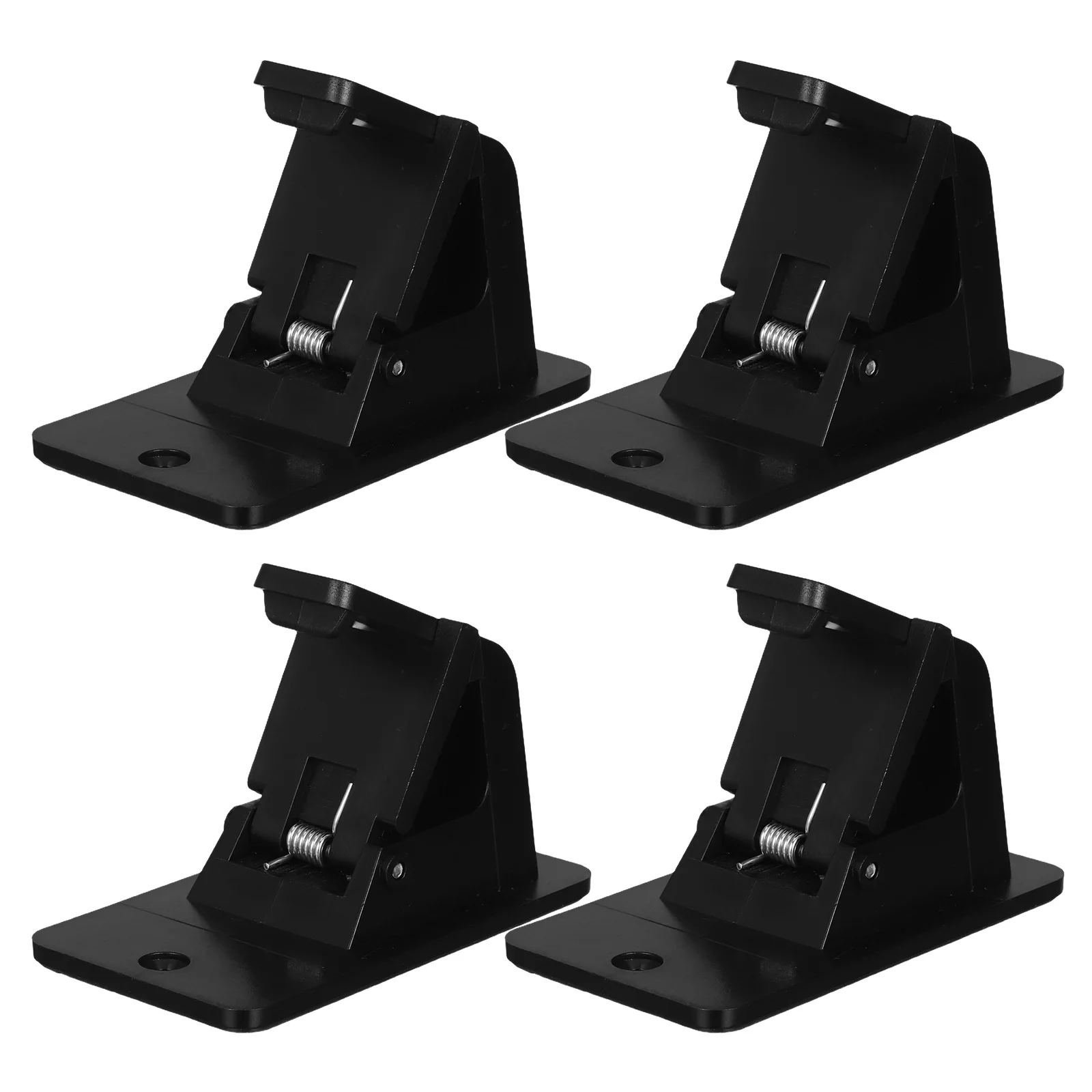 

2Pairs Versatile Curtain Rod Wall Mount Brackets Metal Support for Heavy Drapery and Shower Curtains Home Decor