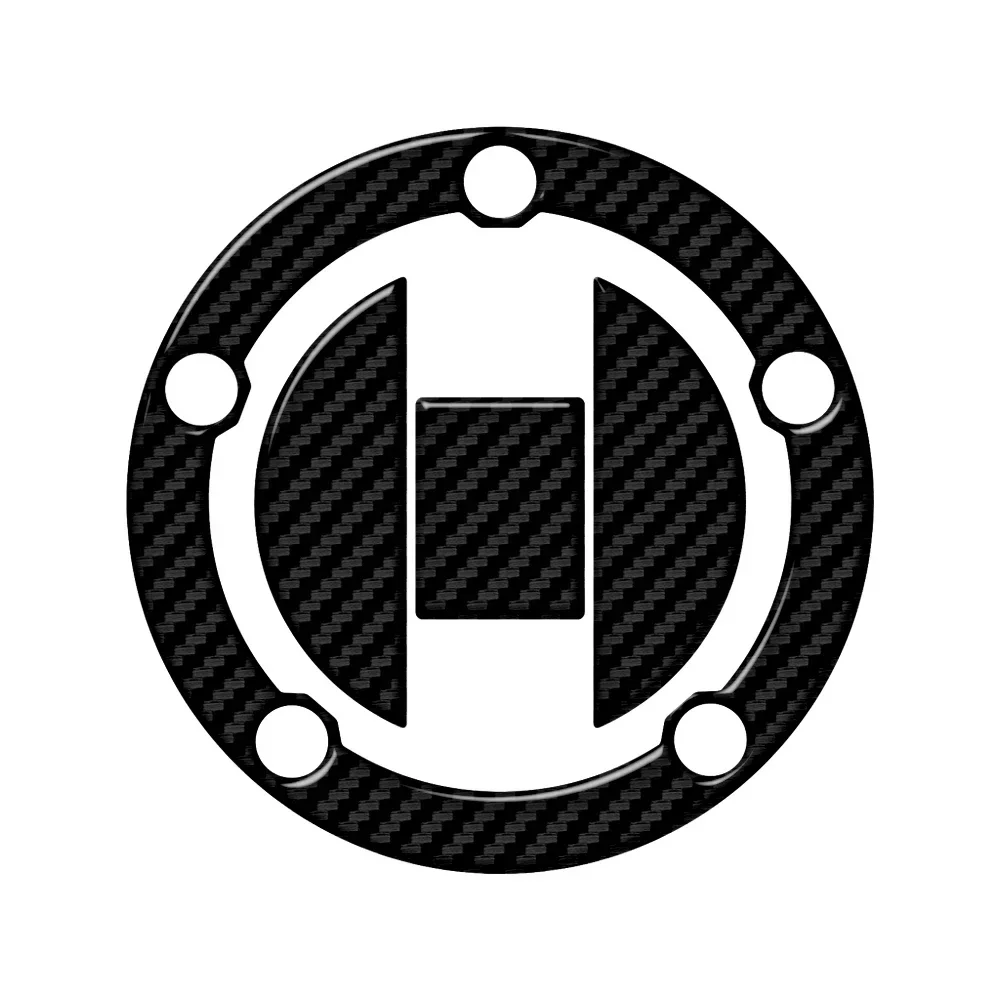 

For Suzuki 2003-2016 SV650 SV1000 GSXR 600/750/1000 fuel tank cap transparent or carbon fiber appearance sticker (5 holes)