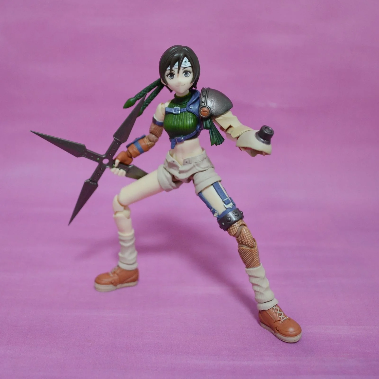 Nuovo Genuino Originale Quadrato Enix Bring Arts Yuffie Kisaragi Final Fantasy Vii Action Anime Figure Bambole Statuetta Ornamento Regali