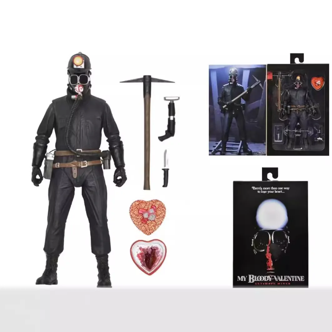

18CM Boxed NECA My Bloody Valentine Miner Ultimate Joints Moveable Action Figure Toys Gift
