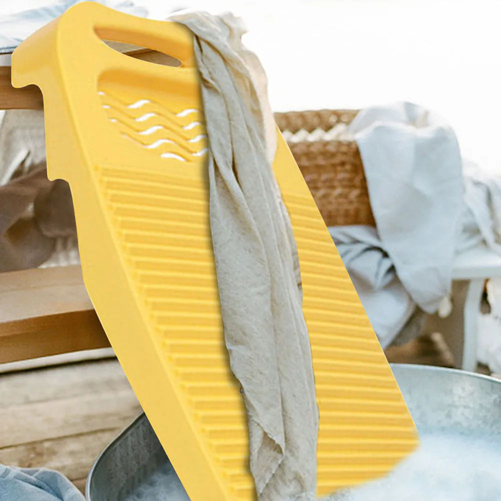 Portable Thickened Washboard Laundry Scrub Board Soap Holder Stable Stand Hand Washing Clothes Laundry Washboard